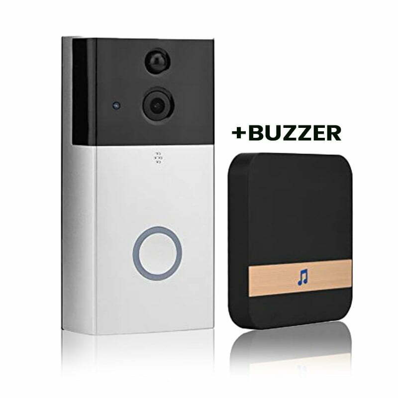 Sonerie cu Cameră video, wiFi, acumulator, microfon incorporat, plus buzzer  | AsMobile - Expert Gadget!